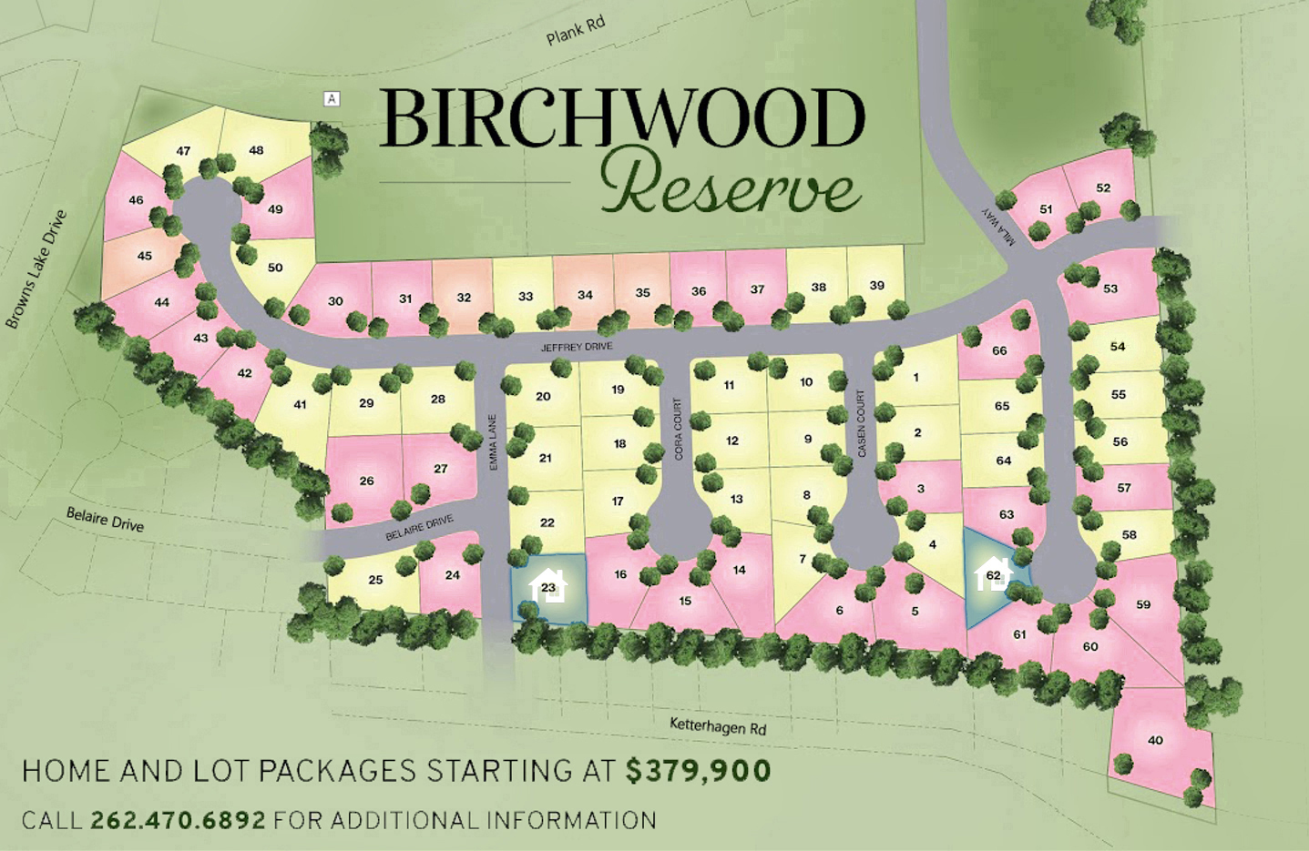 Click on a Lot to Learn More