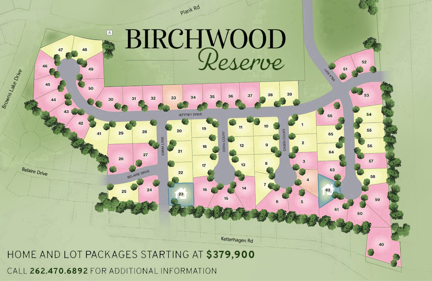 Click on a Lot to Learn More