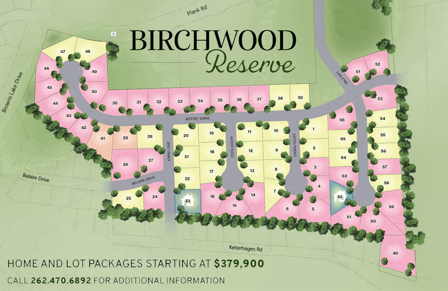 Click on a Lot to Learn More