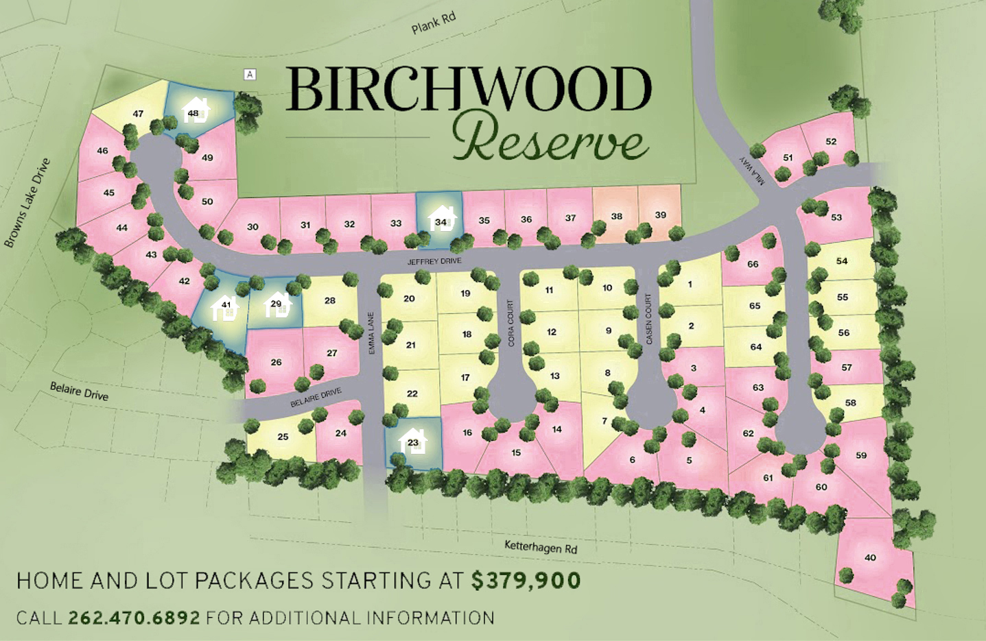 Click on a Lot to Learn More